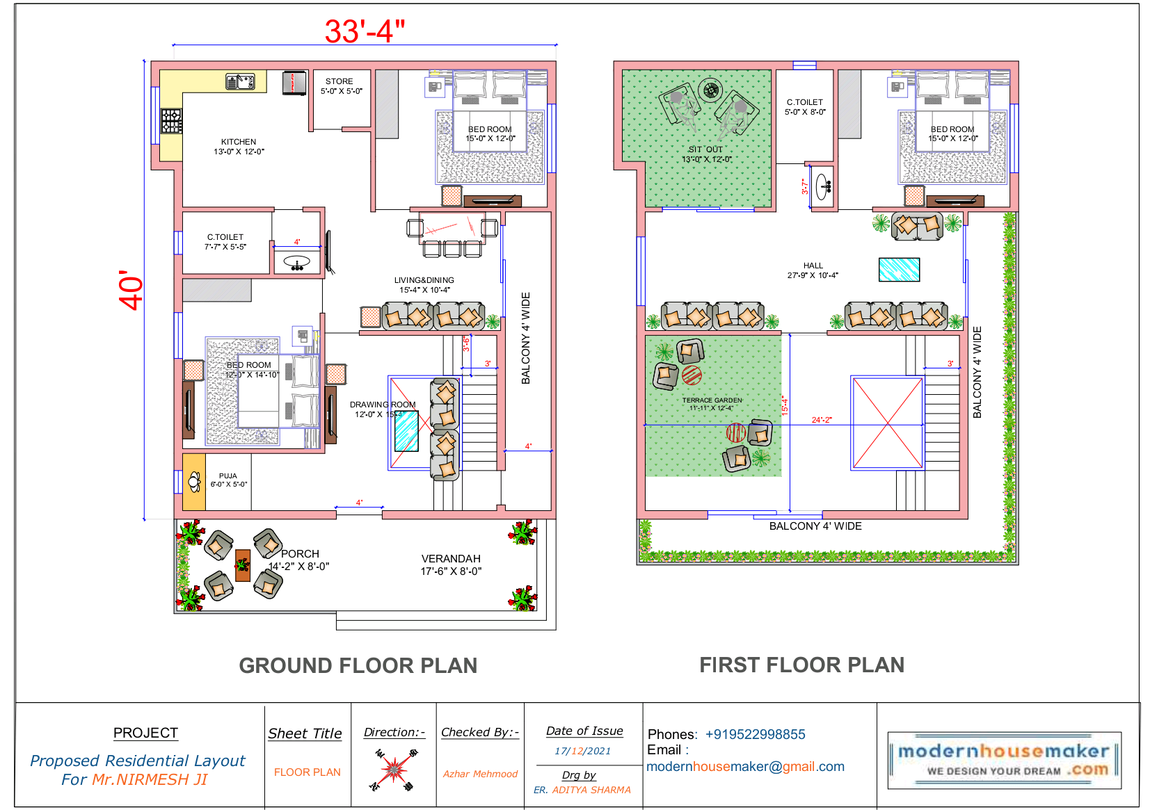 33x40 Elevation Design Indore 33 40 House Plan India 33x40 Elevation Design Indore 33 40 House Plan India