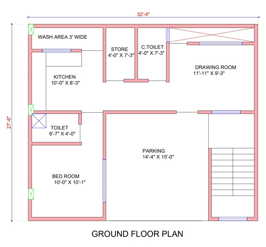34x30 Elevation Design Indore 34 30 House Plan India 34x30 Elevation Design Indore 34 30 House Plan India