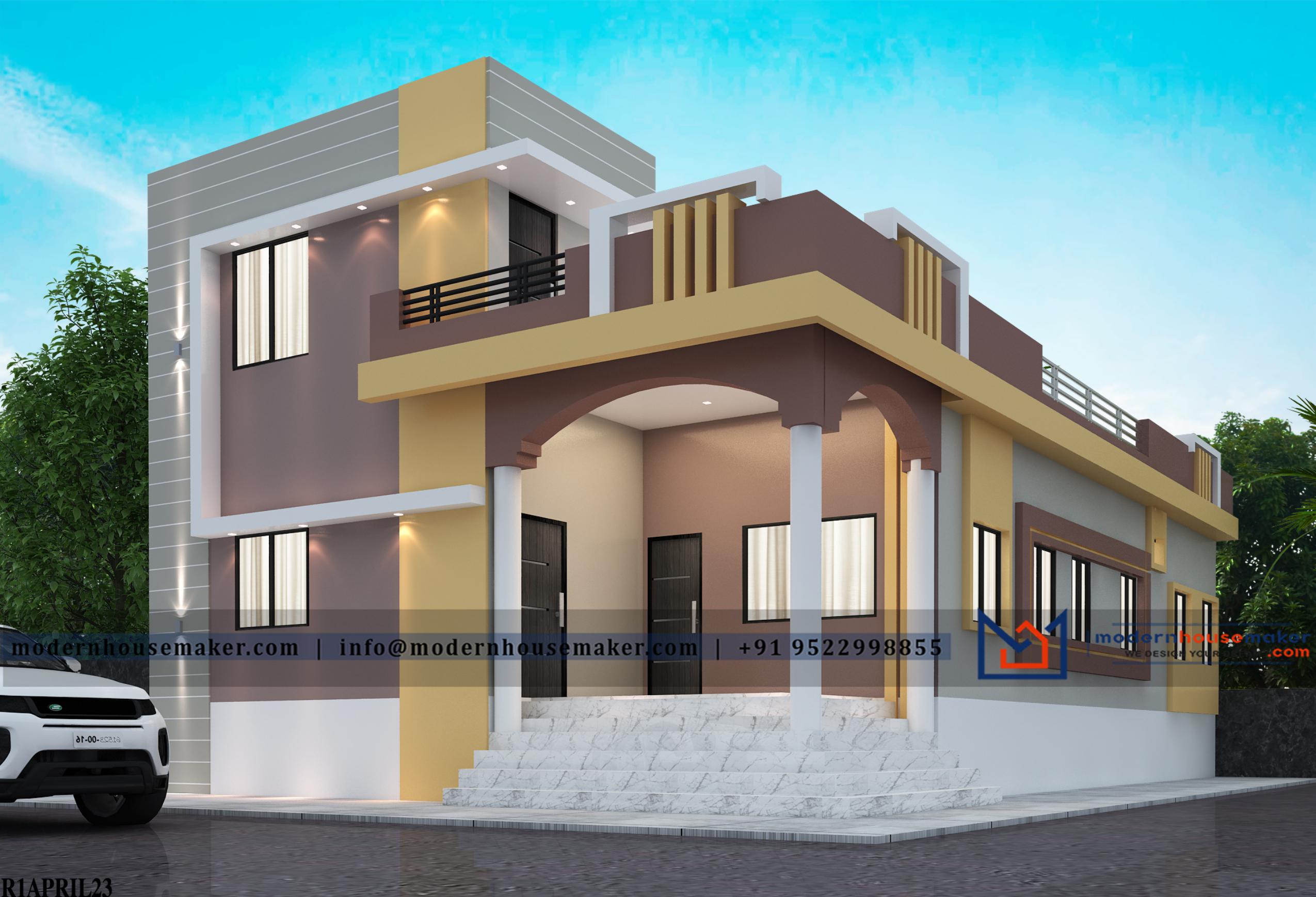 33x55 Elevation Design Indore 33 55 House Plan India 33x55 Elevation Design Indore 33 55 House Plan India