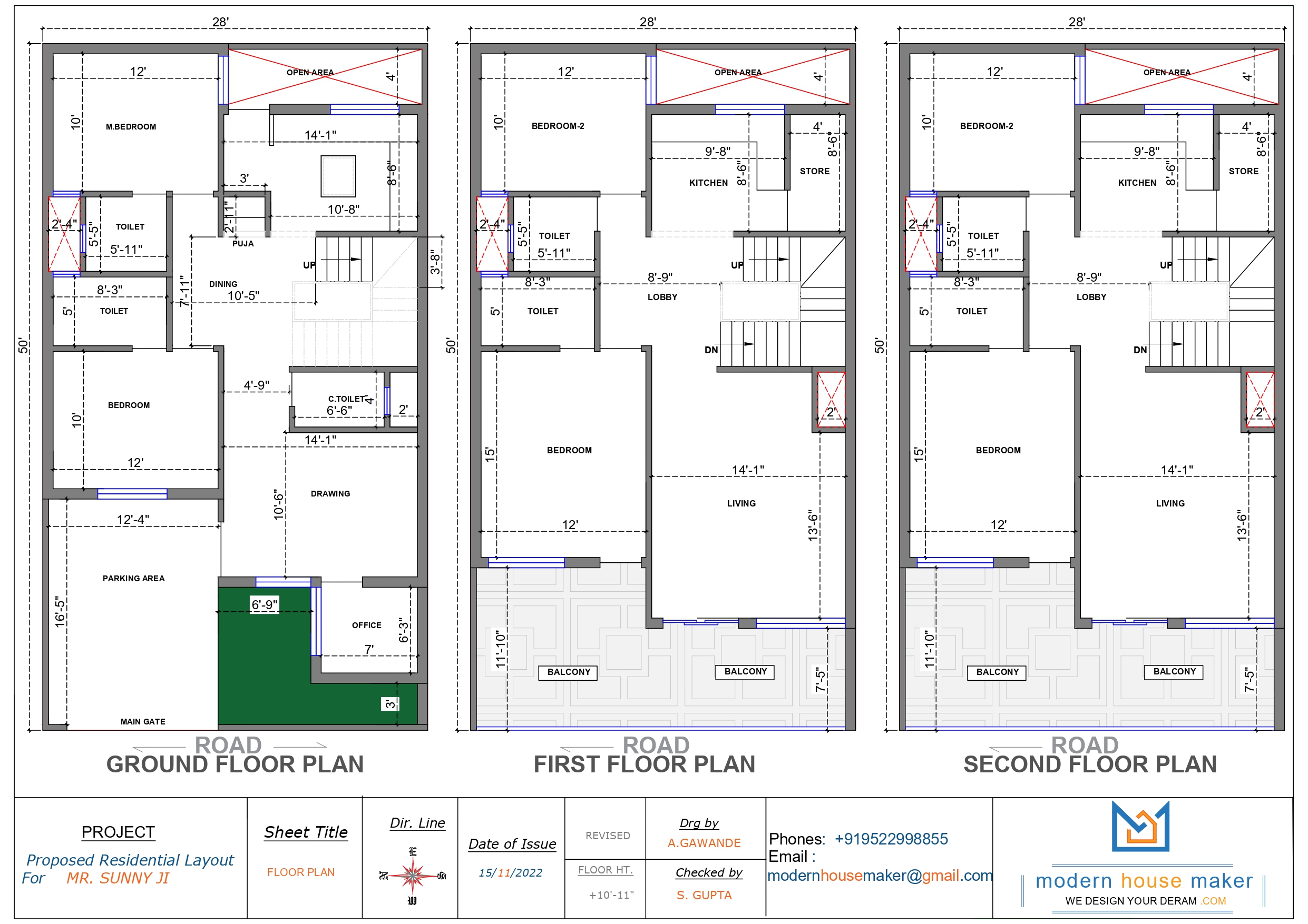 Modern House Designs Company Indore India Home Structure Designs