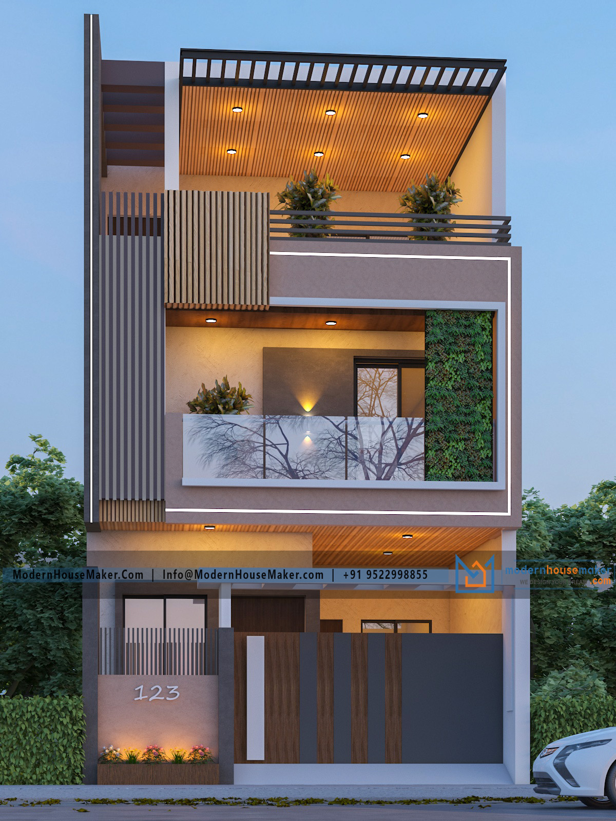 Modern House Designs Company Indore India Home Structure Designs
