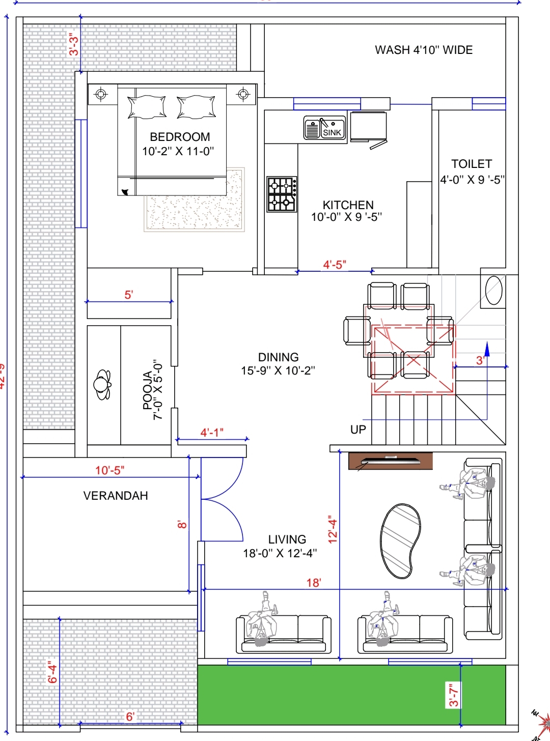 30x42 Elevation Design Indore 30 42 House Plan India 30x42 Elevation Design Indore 30 42 House Plan India